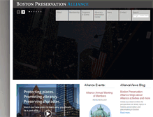 Tablet Screenshot of bostonpreservation.org